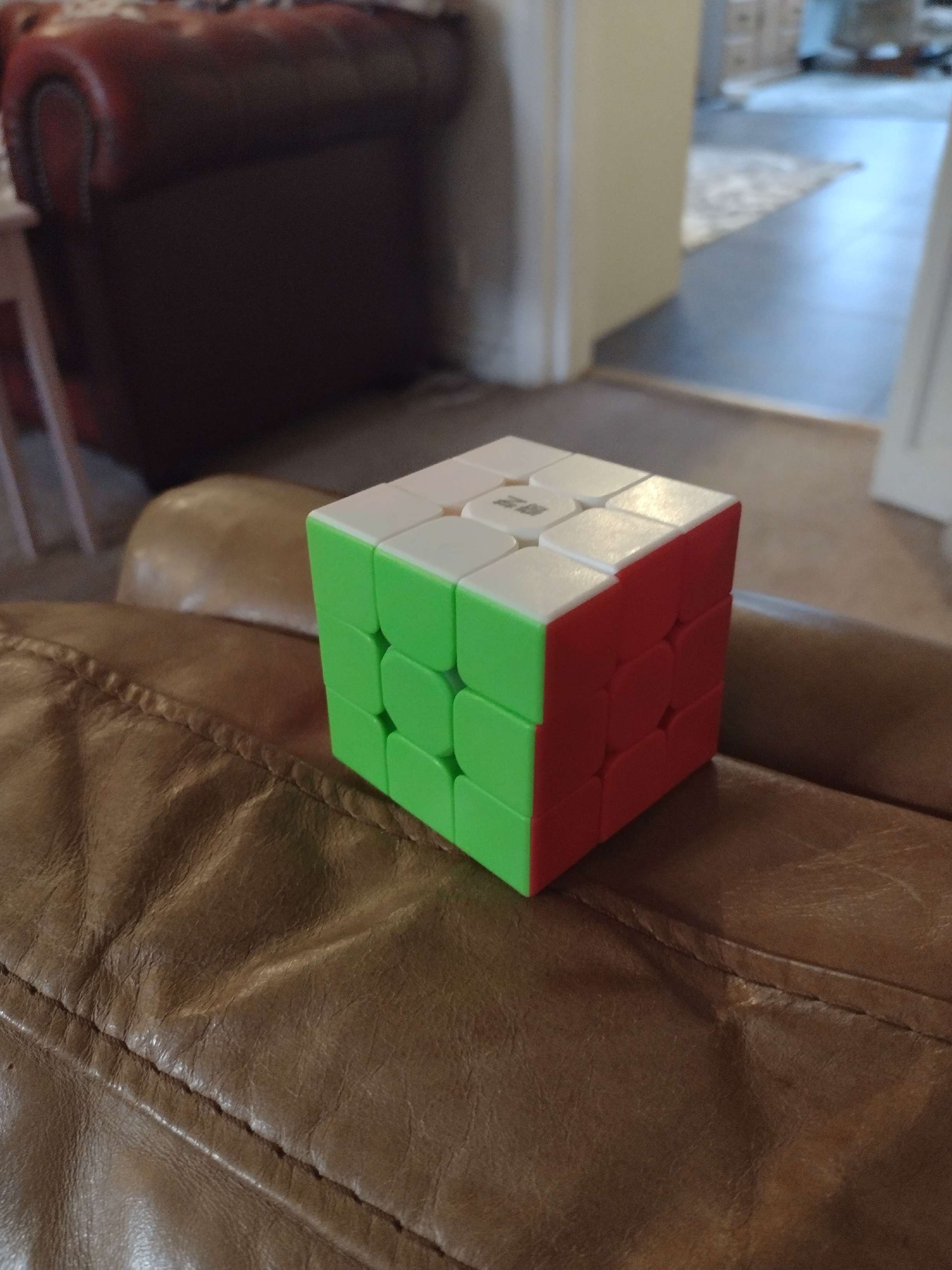 A solved rubik's cube